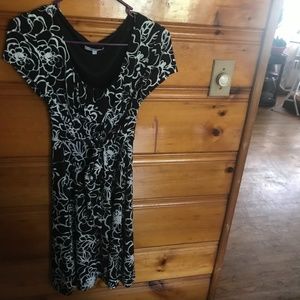 Black and White Mosaic Dress